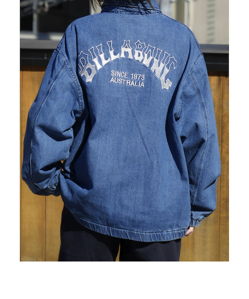 【OUTLET】BILLABONG メンズ 【INDIGO COLLECTION】 DENIM ZIP COACH ジャケット 【2025年春夏モデル】