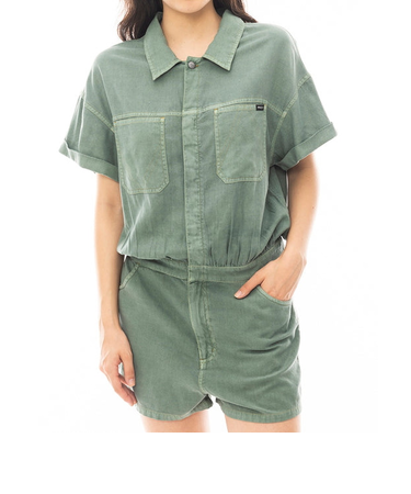 【RVCA ルーカ公式通販】ルーカ (RVCA)【OUTLET】RVCA レディース CADET ROMPER ワンピース 【2024年春夏モデル】