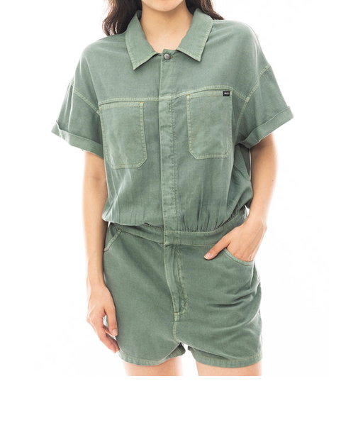 【RVCA ルーカ公式通販】ルーカ (RVCA)【OUTLET】RVCA レディース CADET ROMPER ワンピース 【2024年春夏モデル】