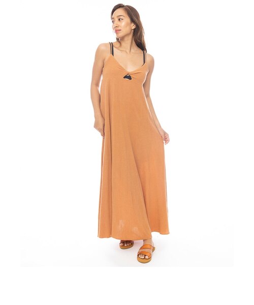 極美品✨ OMMO ロングワンピ―ス　2025SS　変形　バルーン　オレンジ 1093400005781_0401.jpg