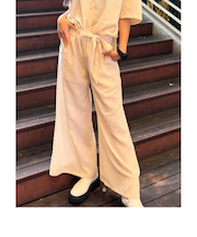 【OUTLET】BILLABONG レディース 【CHILLWEAR】 POLY LINEN LONG PANTS ロングパンツ 【2025年夏モデル】