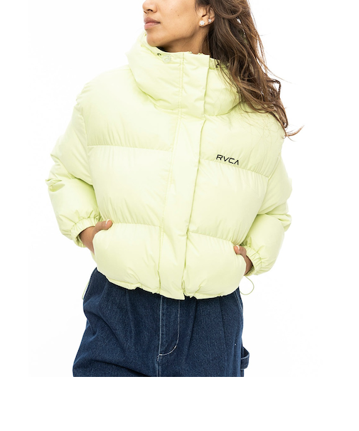 【OUTLET】RVCA レディース MINI RVCA SHORT PUFF ジャケット GCQ0 【2024年秋冬モデル】