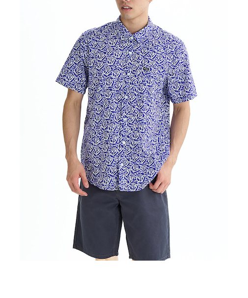 【OUTLET】RVCA メンズ 【JESSE BARBA】 BARBA ROSES SS 半袖シャツ 【2025年夏モデル】