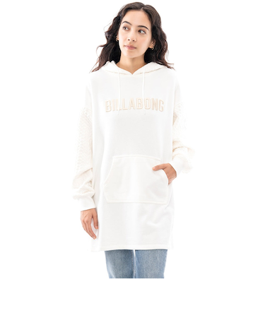 【OUTLET】BILLABONG レディース QUILT MIX SWEAT ONEP ワンピース SCS 【2024年秋冬モデル】