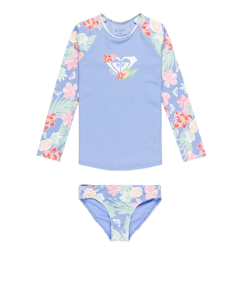 OUTLET】Roxy TROPICAL STORY LS LYCRA SET キッズ 水着 ラッシュ