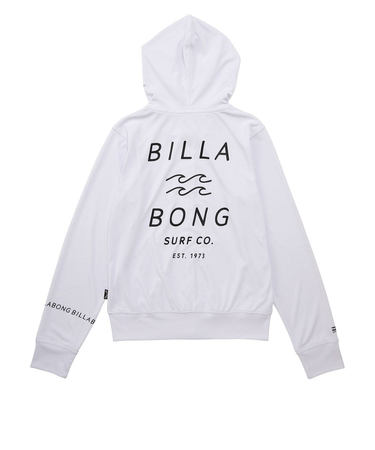 【OUTLET】BILLABONG キッズ RASH ZIP HOOD ラッシュガード (90~150) 【2024年春夏モデル】