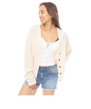 【OUTLET】BILLABONG レディース 【WAVE HAZE】 LOREN CARDIGAN セーター 【2025年春夏モデル】