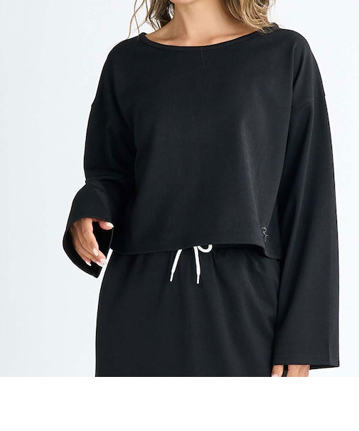 【OUTLET】Roxy COASTAL ESCAPE L/S ウィメンズ 長袖Tシャツ ロンT ロングスリーブ ティーシャツ ジャガード*