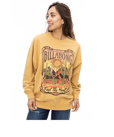 【OUTLET】BILLABONG レディース GRAPHIC LIGHT SWEAT トレーナー TKF0 【2024年秋冬モデル】