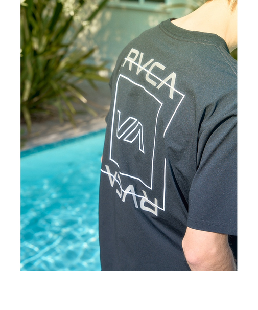 【OUTLET】RVCA メンズ ILL ESCAPE SQUARE SFST サーフTシャツ 【2025年春夏モデル】