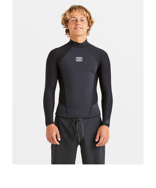 【OUTLET】BILLABONG メンズ WETスーツ 1x0.5mm ABSOLUTE POLYLITE JACKET/長袖タッパー【2025年春夏モデル】
