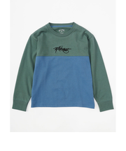 【OUTLET】BILLABONG キッズ Y2K PANEL ロンＴ GRN (140～160）【2024年秋冬モデル】