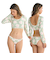 【OUTLET】Roxy PARTY WAVES L/S BIKINI ウィメンズ 長袖ラッシュガード ボトムセット