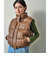 【OUTLET】RVCA レディース RVCA ECO LEATHER PUFFER VEST ベスト RSA0 【2024年冬モデル】