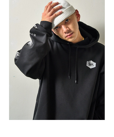 【RVCA ルーカ公式通販】ルーカ (RVCA)【OUTLET】RVCA メンズ ELEMENT STREAKS HD パーカー BLK 【2024年冬モデル】