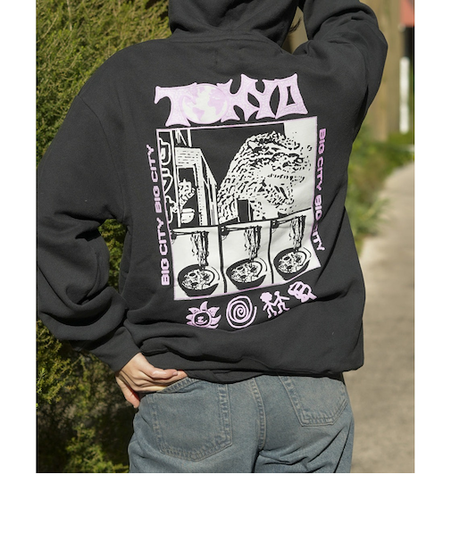 【OUTLET】BILLABONG メンズ DESTINATION TOKYO パーカー BLT 【2024年秋冬モデル】