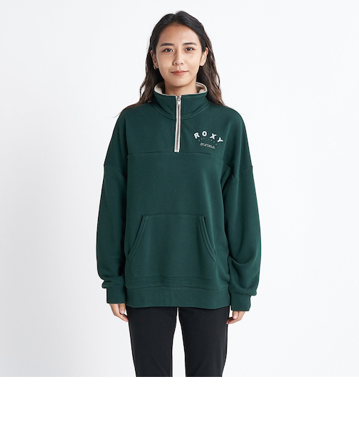 【ROXY ロキシー 公式通販】ロキシー（ROXY）【OUTLET】Roxy 速乾、UVカット ハーフジップトップ DOWN BEAT STAND ZIP