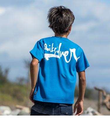 【OUTLET】Quiksilver IMSPAIRED LOGO SS YOUTH キッズ サーフTシャツ ラッシュガード