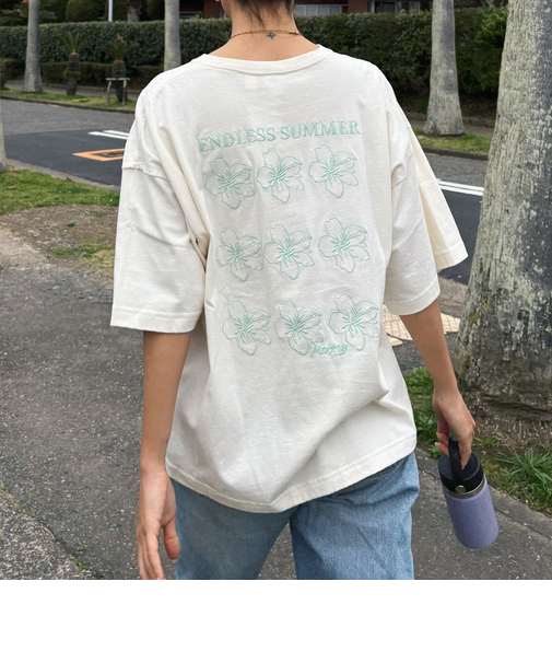 【OUTLET】Roxy ONE MORE ウィメンズ 半袖Tシャツ <2025 WHAT'S IN YOUR HEART? COLLECTION>