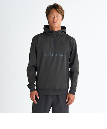 【OUTLET】Quiksilver BUBBLE HALF ZIP メンズ  ハーフジップ フーディ パーカー ラッシュガード