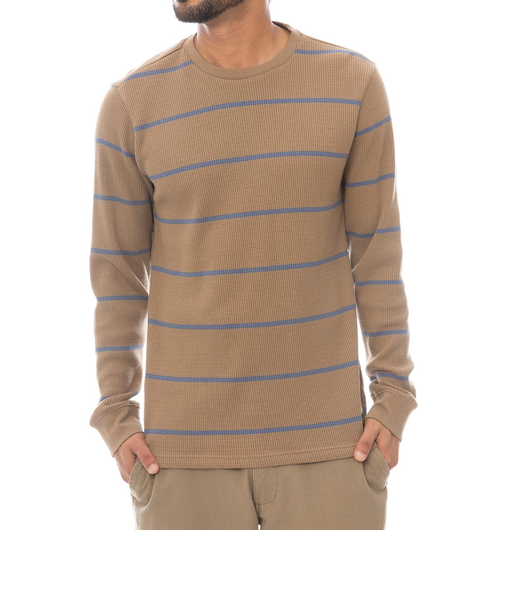 【OUTLET】RVCA メンズ DAY SHIFT THERMAL STRIPE LS ロンＴ 【2025年春夏モデル】