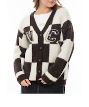 【OUTLET】RVCA レディース HERE WE ARE CARDIGAN セーター CZH0 【2024年秋冬モデル】