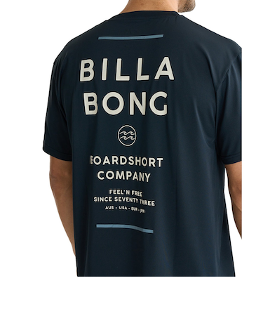 【OUTLET】BILLABONG メンズ AIR DRY MESH TEE ラッシュガード 【OVER FIT】【2025年夏モデル】