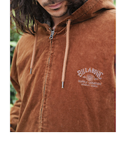 【OUTLET】BILLABONG メンズ INDIGO VELOUR ジャケット TAN 【2024年秋冬モデル】