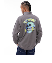 【OUTLET】ELEMENT メンズ HRTN HALF スウェットジャケット GRY 【2024年秋冬モデル】