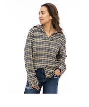 【OUTLET】BILLABONG レディース BEST TIME 長袖シャツ TKF0 【2024年秋冬モデル】