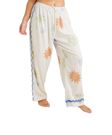 【OUTLET】BILLABONG レディース 【CRYSTAL TIDES】 SUN SYMBOL PANT ロングパンツ 【2025年春夏モデル】