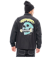 【OUTLET】【直営店限定】ELEMENT メンズ HRTN EMB ANIMALS COA ジャケット FBK 【2024年秋冬モデル】