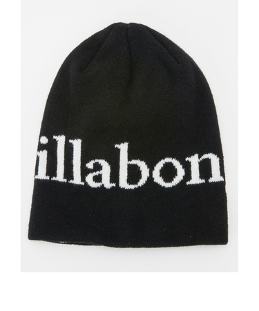 【OUTLET】BILLABONG レディース SINGLE LOGO BEANIE ビーニー BLK 【2024年秋冬モデル】