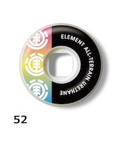 【OUTLET】ELEMENT スケートボード SECTION RAINBOW 52mm ウィール