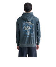 【OUTLET】Quiksilver CRAZY DAISY HOODIE SWEAT 裏起毛 パーカー フーディ メンズ