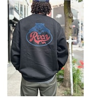 【RVCA ルーカ公式通販】ルーカ （RVCA）【OUTLET】RVCA メンズ PROWL CR トレーナー BLK 【2024年秋冬モデル】