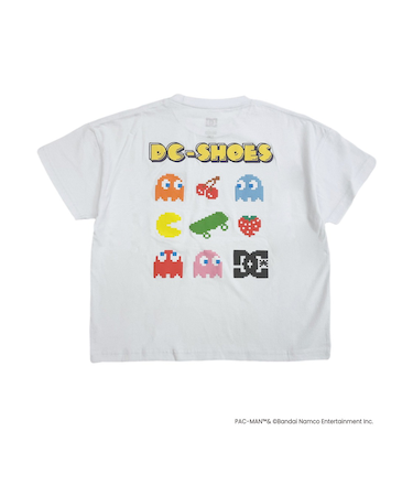 【OUTLET】【DC SHOES | PAC-MAN】DC Shoes 25 KD PM BACKLOGO SS キッズ Tシャツ
