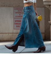 【ROXY ロキシー 公式通販】ロキシー（ROXY）【OUTLET】Roxy LIVED IN DENIM SKIRT ウィメンズ ロングスカート