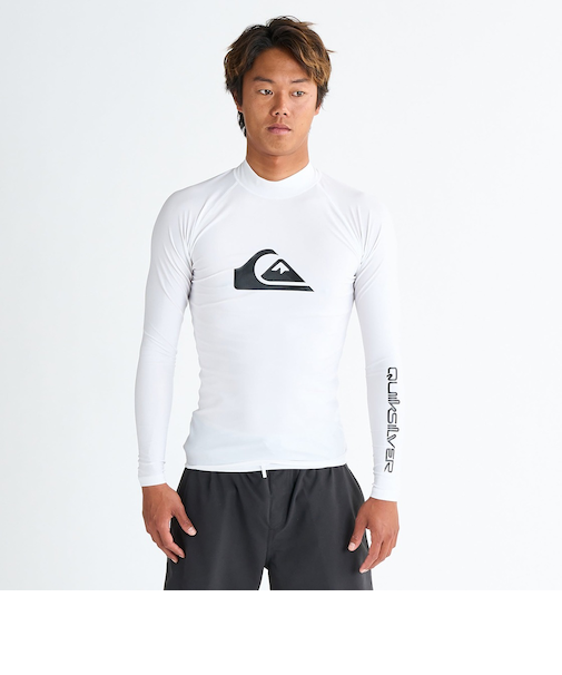 【OUTLET】Quiksilver ALL TIME LR メンズ ラッシュガード