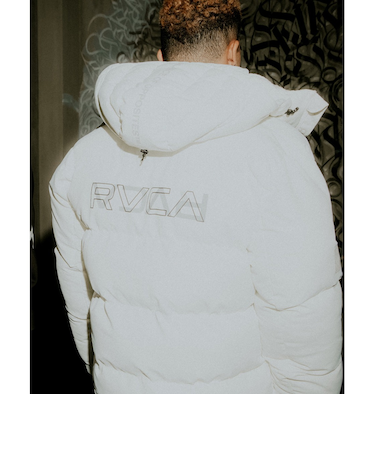 【RVCA ルーカ公式通販】ルーカ （RVCA）【OUTLET】RVCA メンズ PUFFER JACKET ジャケット WHT 【2024年冬モデル】