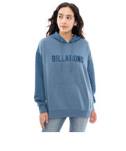 【OUTLET】BILLABONG レディース QUILT MIX SWEAT PARK パーカー BMN0 【2024年秋冬モデル】