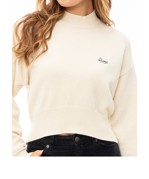 【RVCA ルーカ公式通販】ルーカ （RVCA）【OUTLET】RVCA レディース SMALL RVCA KNIT セーター【2023年秋冬モデル】