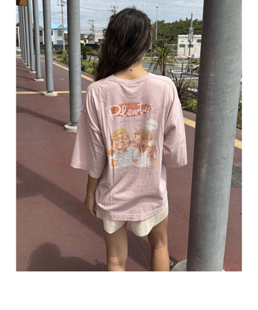 【OUTLET】Roxy HAVE A FAN S/S TEE ウィメンズ 半袖Tシャツ <2025 Plenty's COLLECTION>