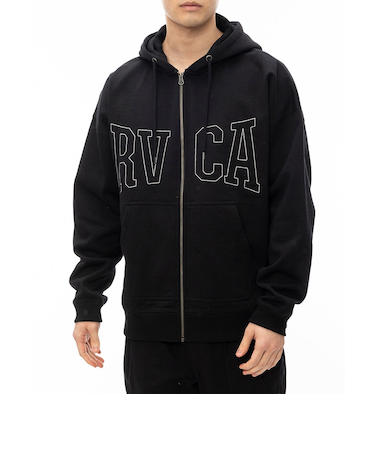 【RVCA ルーカ公式通販】ルーカ （RVCA）【OUTLET】RVCA メンズ RVCA STICH ZIP HD パーカー BLK 【2024年秋冬モデル】