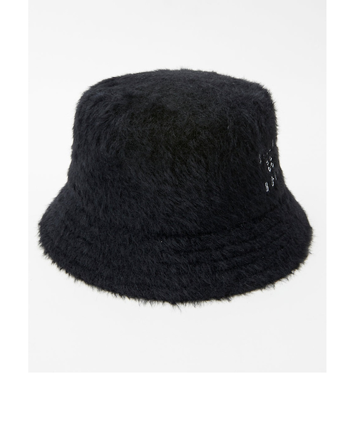 【OUTLET】BILLABONG レディース MOHAIR BUCKET HAT ハット BLK 【2024年秋冬モデル】