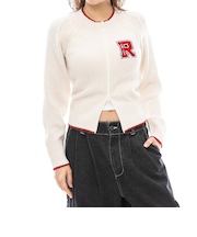 【OUTLET】RVCA レディース ZIP THRU KNIT CARDIGAN カーディガン CLO 【2024年冬モデル】