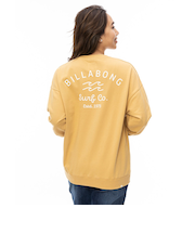 【OUTLET】BILLABONG レディース SOFT CLEAN ARCH LOGO トレーナー TKF0 【2024年秋冬モデル】