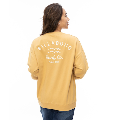 【OUTLET】BILLABONG レディース SOFT CLEAN ARCH LOGO トレーナー TKF0 【2024年秋冬モデル】