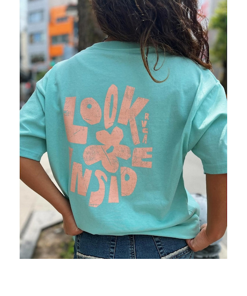【OUTLET】RVCA レディース LOOK INSIDE LOOSEFIT ST Tシャツ 【2025年夏モデル】