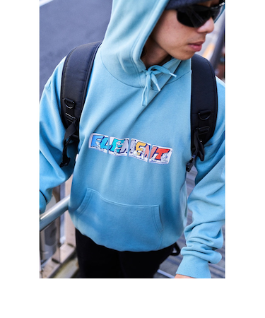 【OUTLET】ELEMENT メンズ KAMO 4 HOOD パーカー SLT 【2024年秋冬モデル】